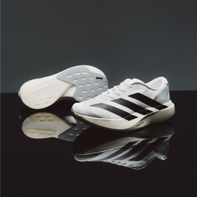 adidas Adizero EVO SL "Cloud White / Core Black" shoe. Shop Running now at JD Sports. 