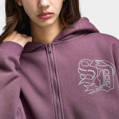 Supply & Demand Women's Stead Boxy Fullzip Hoodie / Huckleberry
