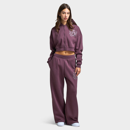 Supply & Demand Women's Stead Boxy Fullzip Hoodie / Huckleberry