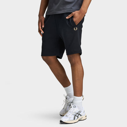 Fred Perry Classic Sweat Short Black / Warm Stone
