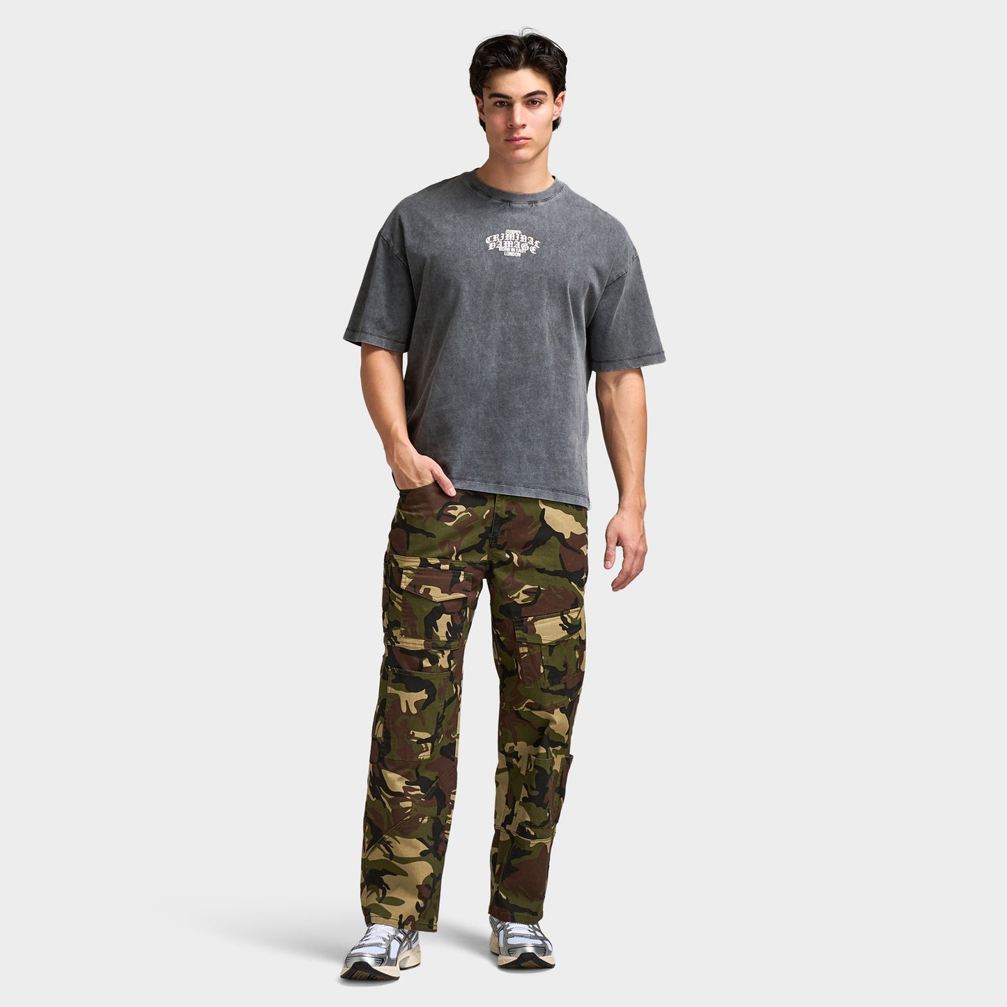 Criminal Damage Sacramento Pantalon Cargo  / Camouflage
