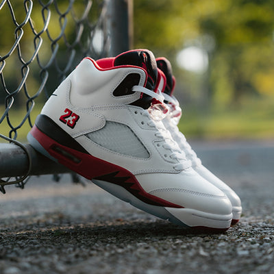 Nike Air Jordan 5 Retro OG "Black / Red" shoe. Shop Jordan now at JD Sports. 