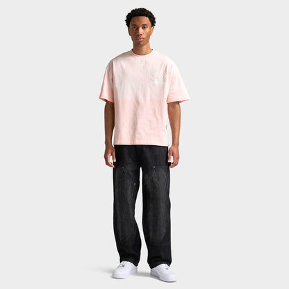 Criminal Damage T-shirt Sun Fade Logo Mania / Rose délavé