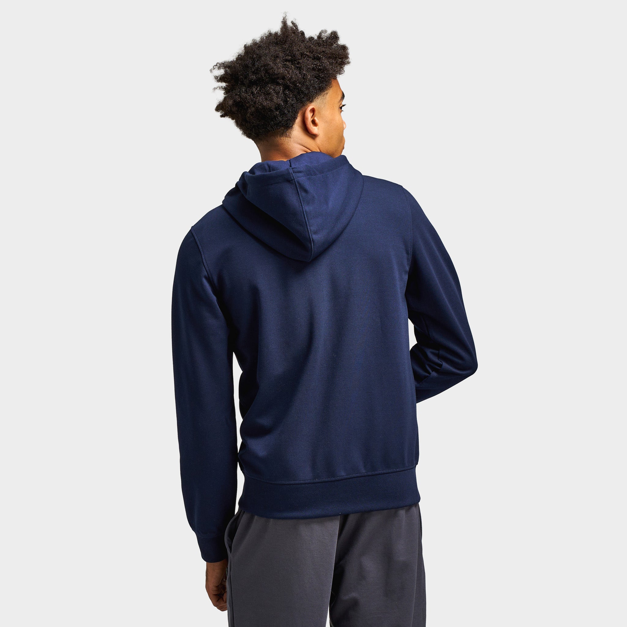 Lacoste Double Knit Full-Zip Hoodie / Navy Blue – JD Sports