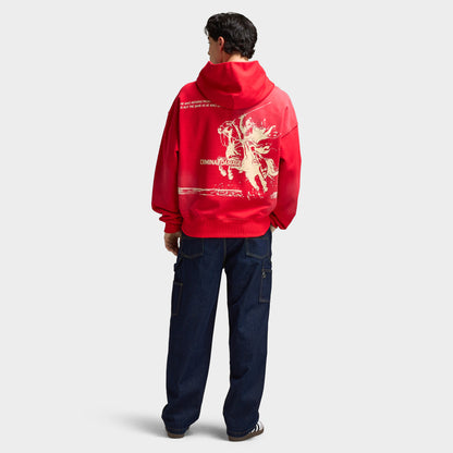 Criminal Damage Samurai Hoodie / Red