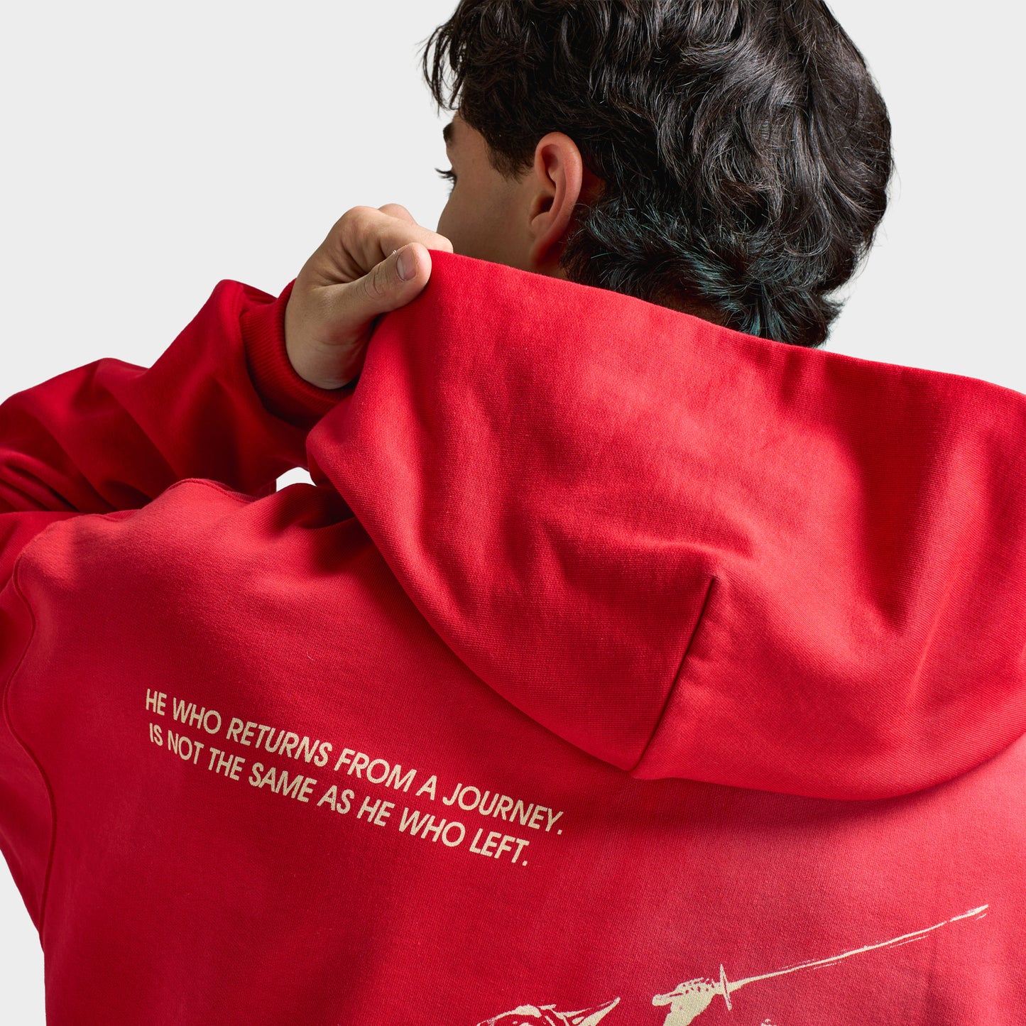 Criminal Damage Samurai Hoodie / Red