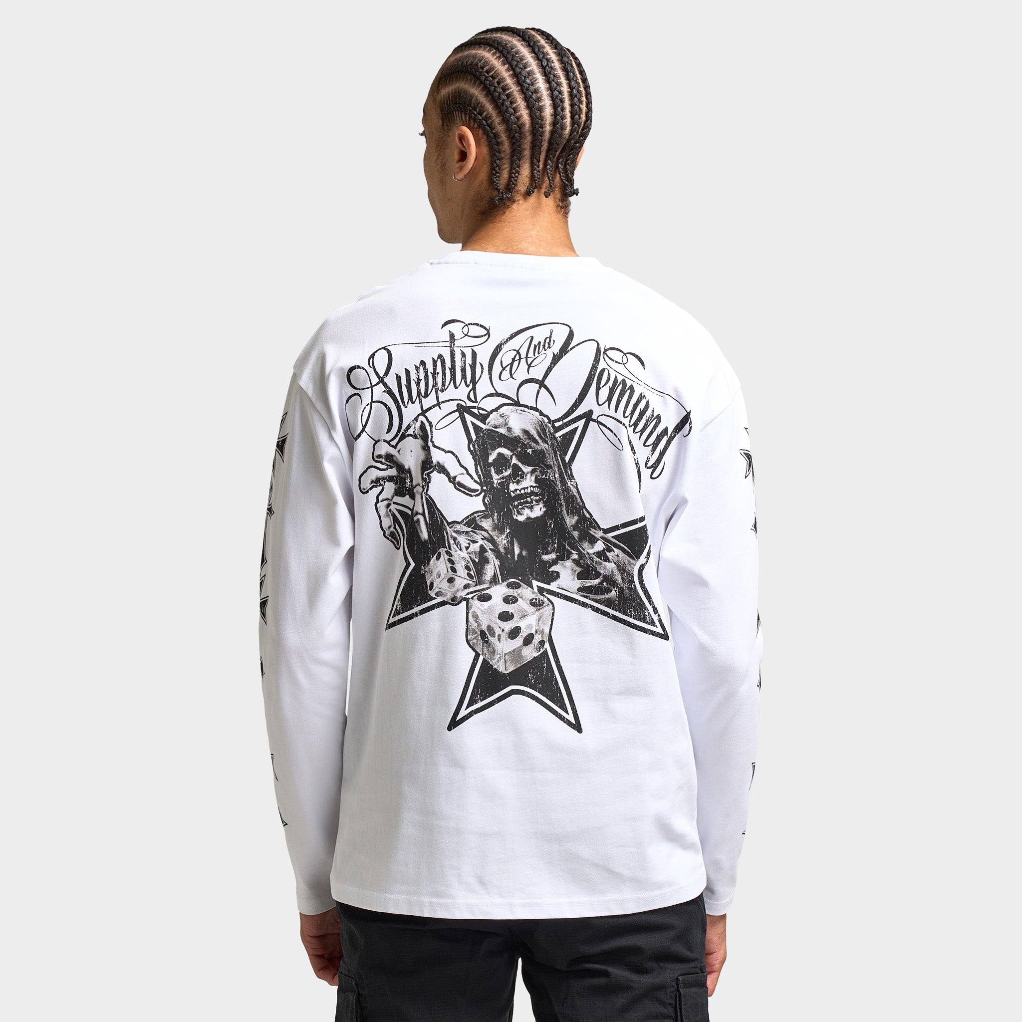 Supply & Demand Chance Long Sleeve T-shirt / Optic White