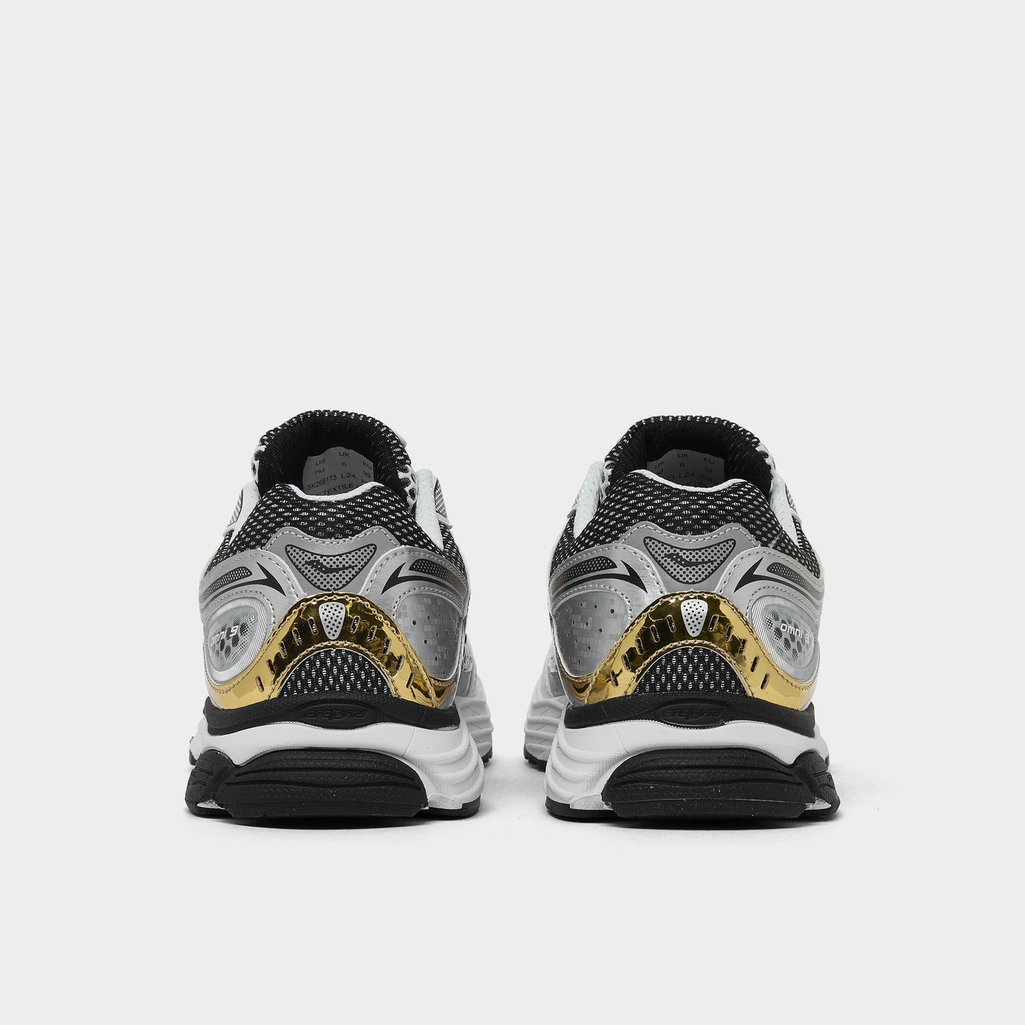Saucony Juniors' Omni 9 White / Gold - Silver