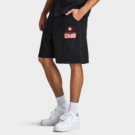 Criminal Damage Star Logo Shorts / Black