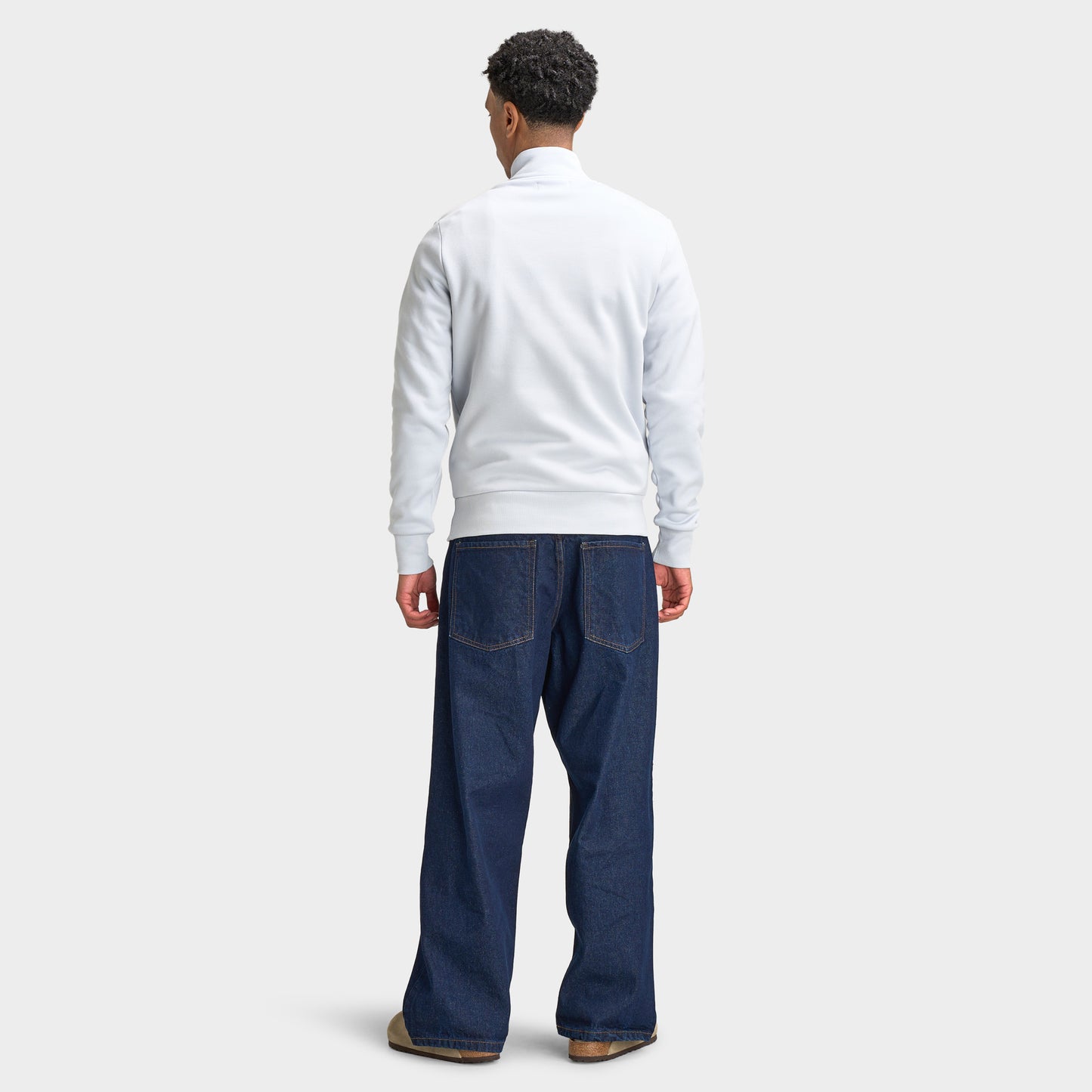 Fred Perry Stacked FLP Half-Zip / Dusky Blue