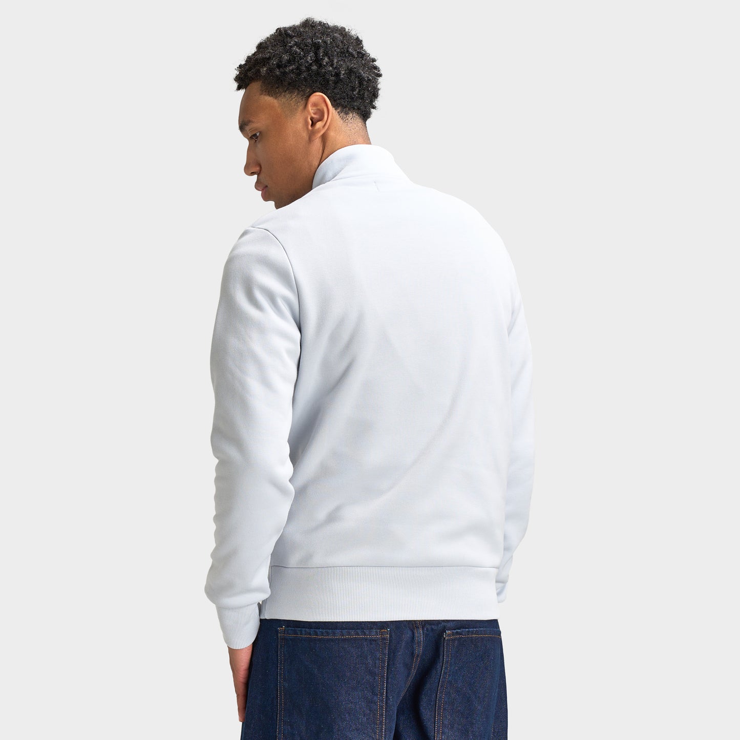 Fred Perry Stacked FLP Half-Zip / Dusky Blue