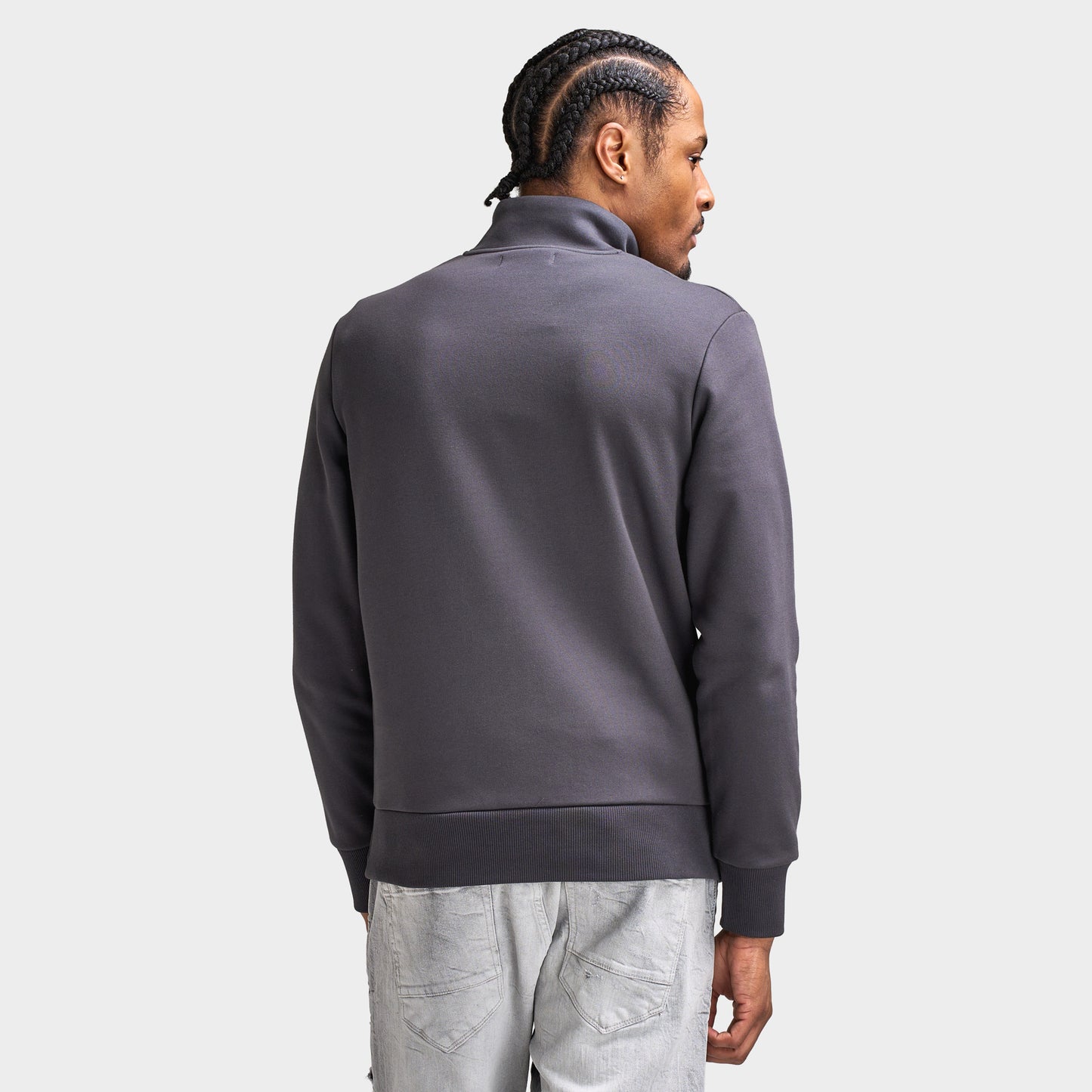 Fred Perry Stacked FLP Half-Zip / Anchor Grey