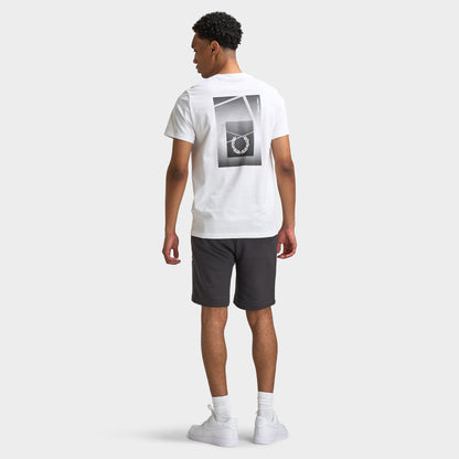 Fred Perry T-shirt à motif géométrique court / Blanc