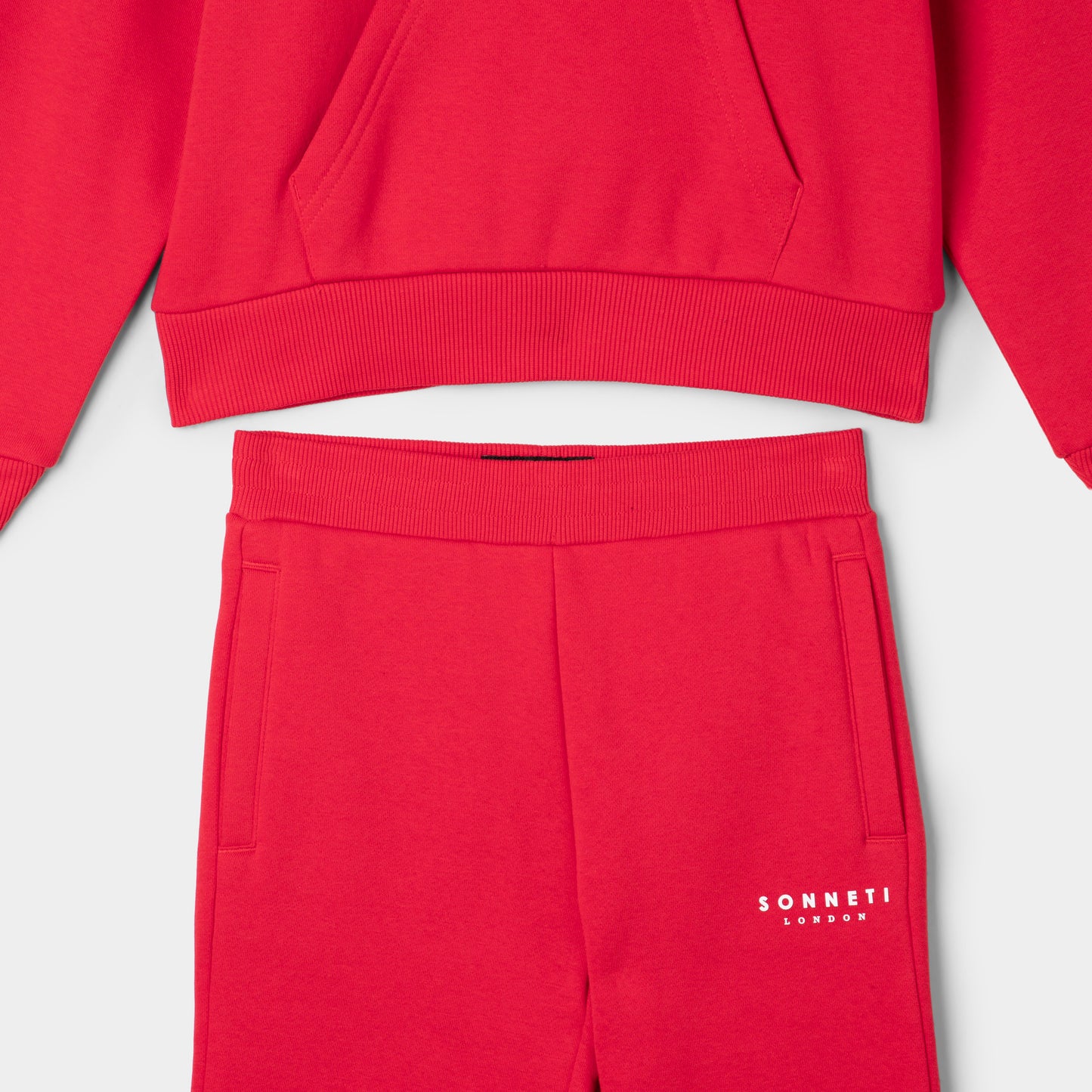 Sonneti Childrens' London Hoodie Set / Red
