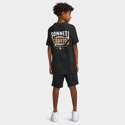 Sonneti Juniors' Global T-Shirt / True Black