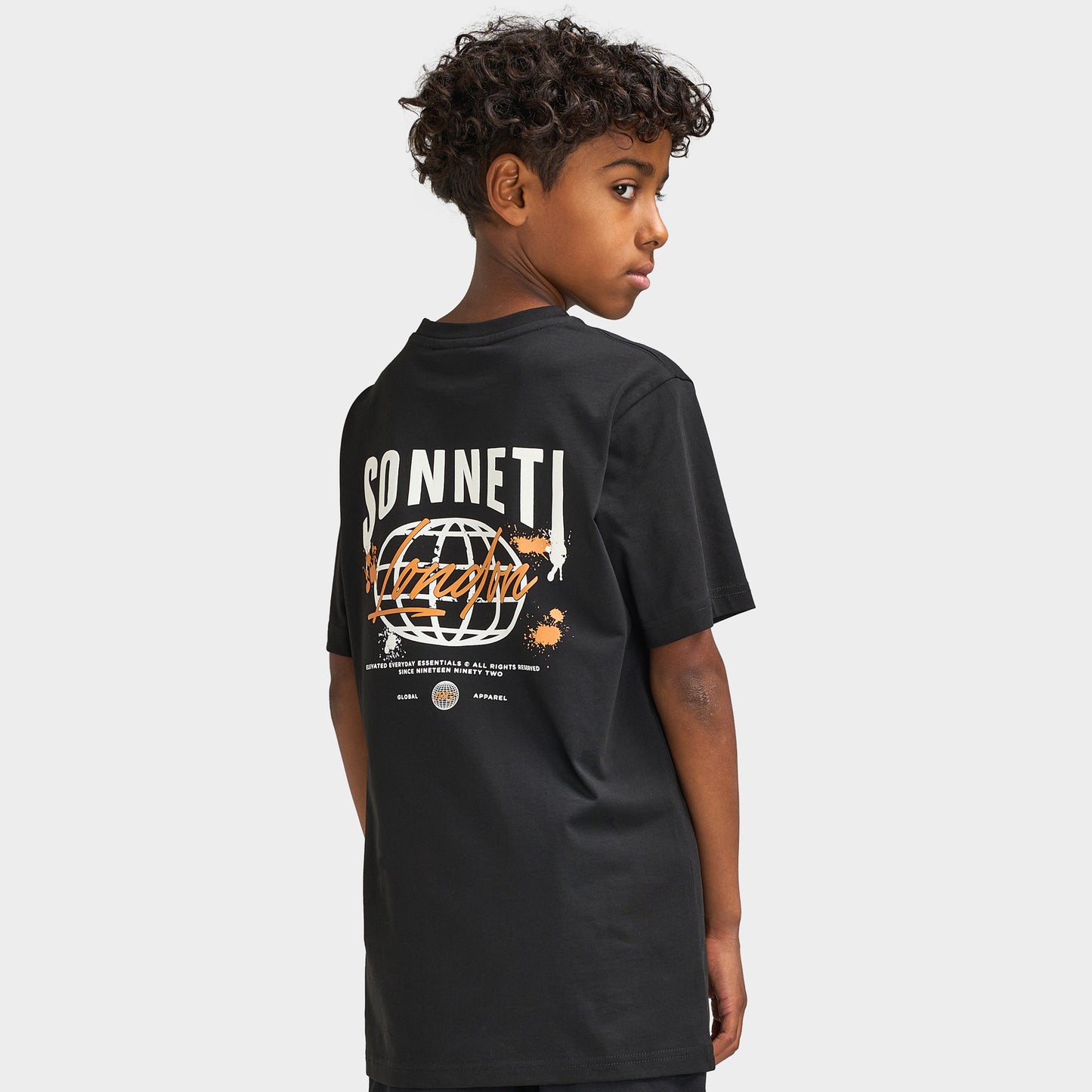 Sonneti Juniors' Global T-Shirt / True Black