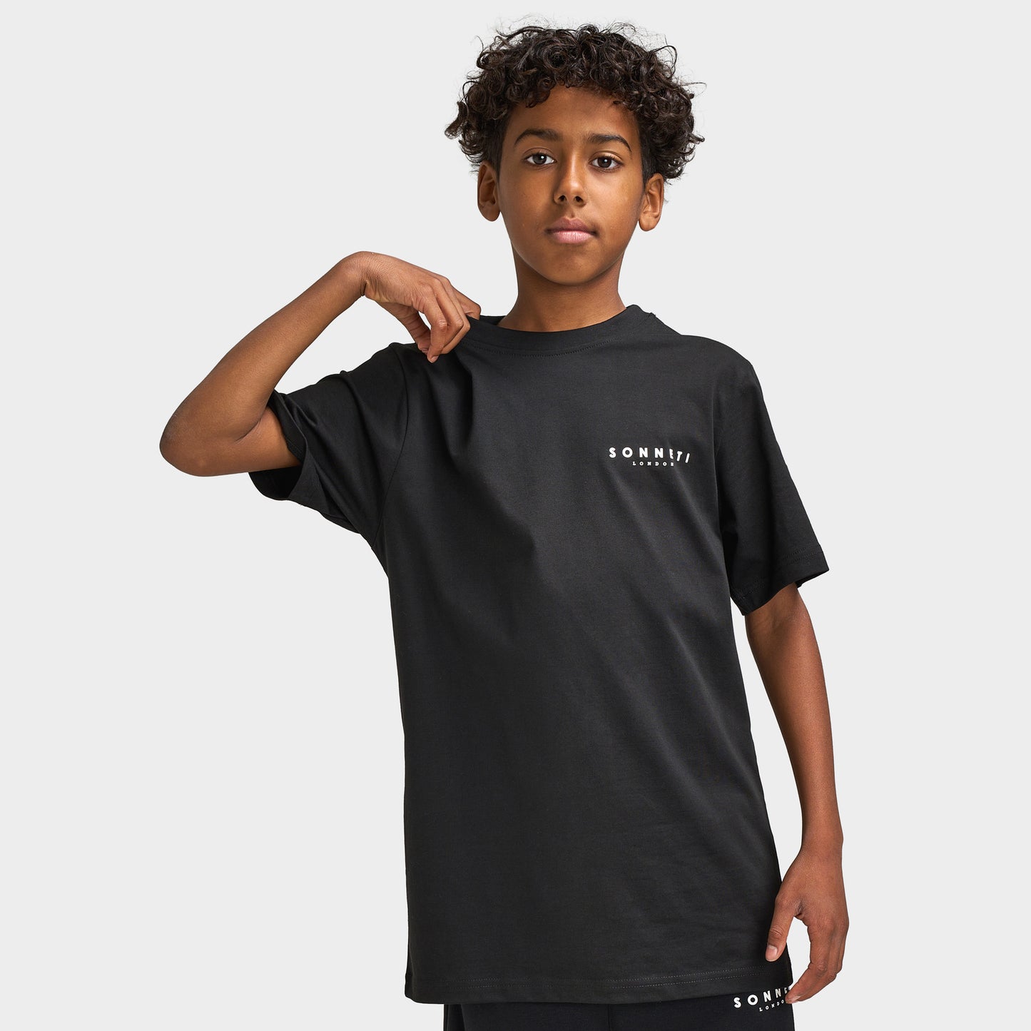 Sonneti Juniors' Global T-Shirt / True Black