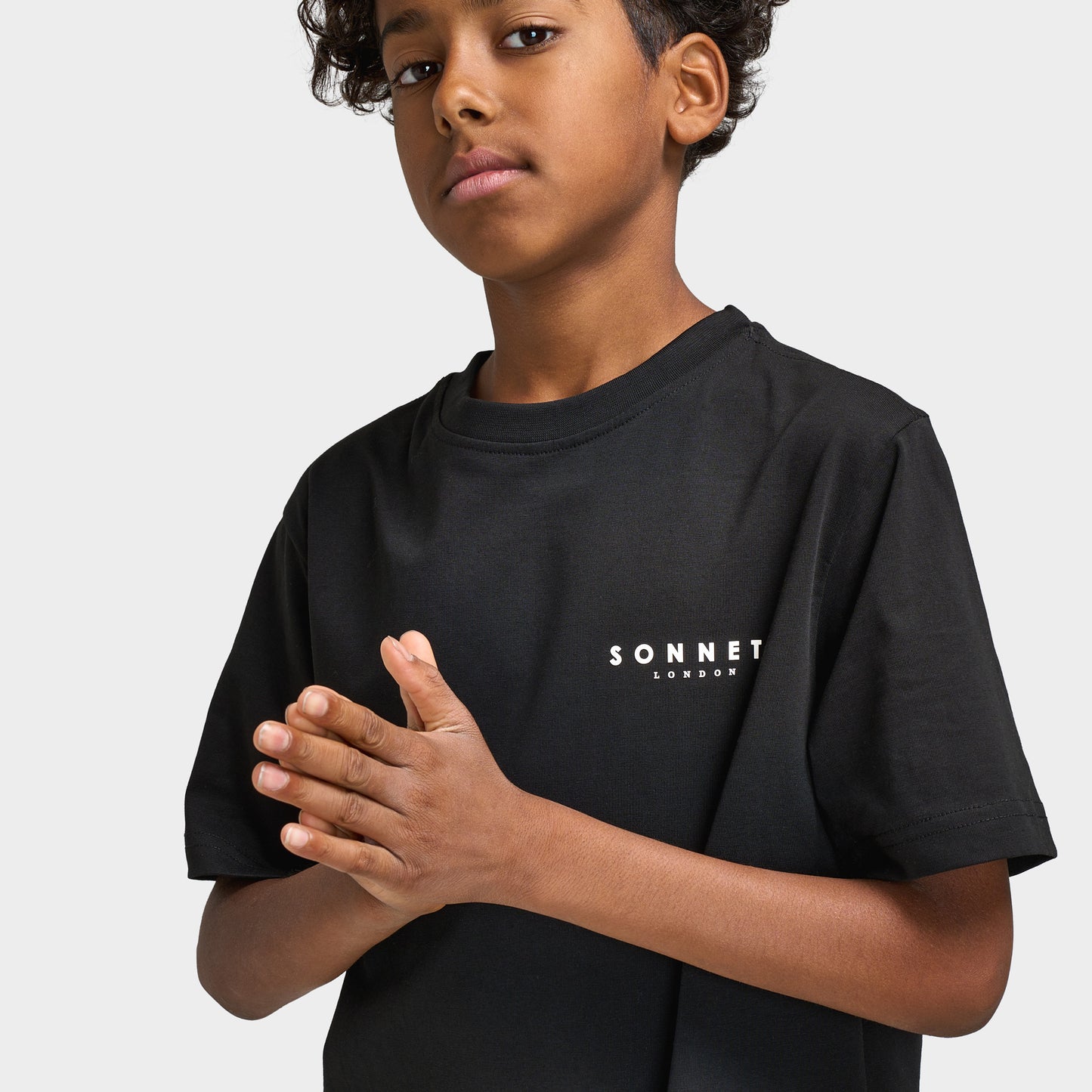 Sonneti Juniors' Global T-Shirt / True Black