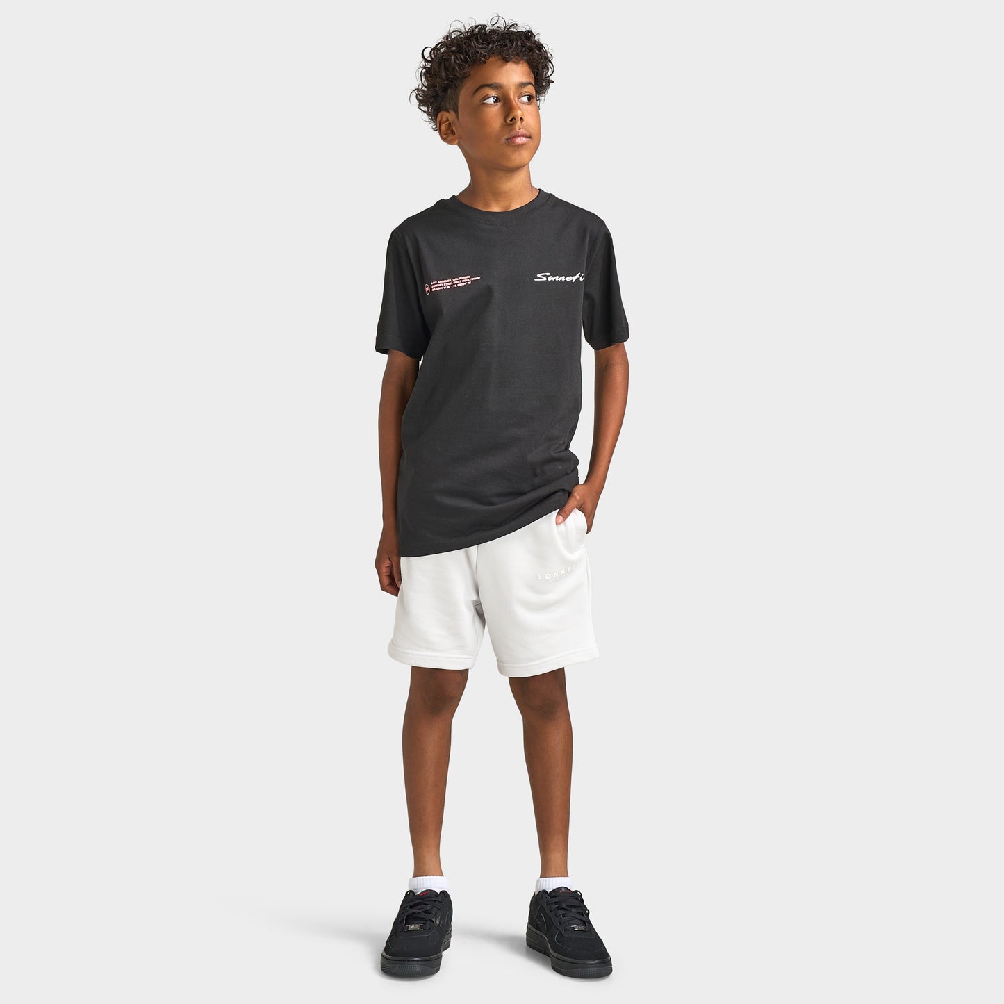 Sonneti Junior Boys' London Shorts Nimbus Cloud / Platinum