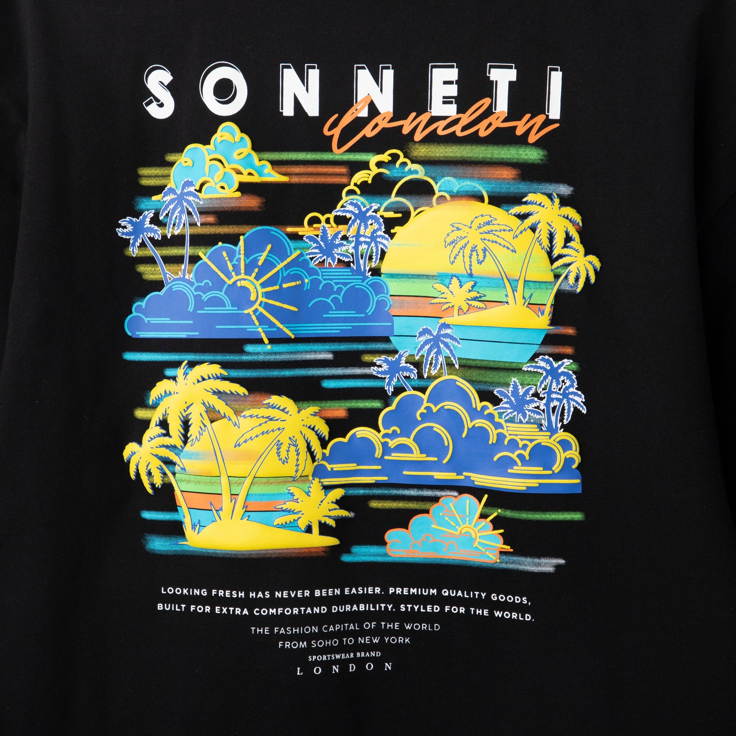 Sonneti Junior Boys' Cloud Tee / Black