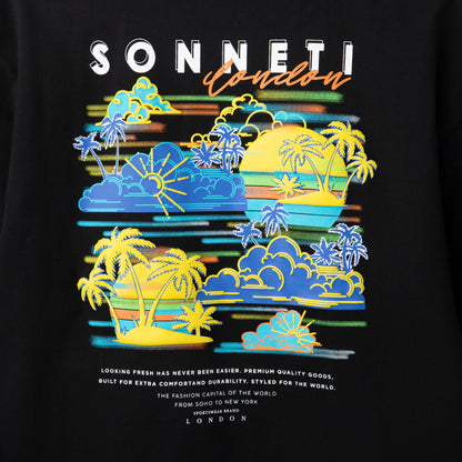 Sonneti Junior Boys' Cloud Tee / Black