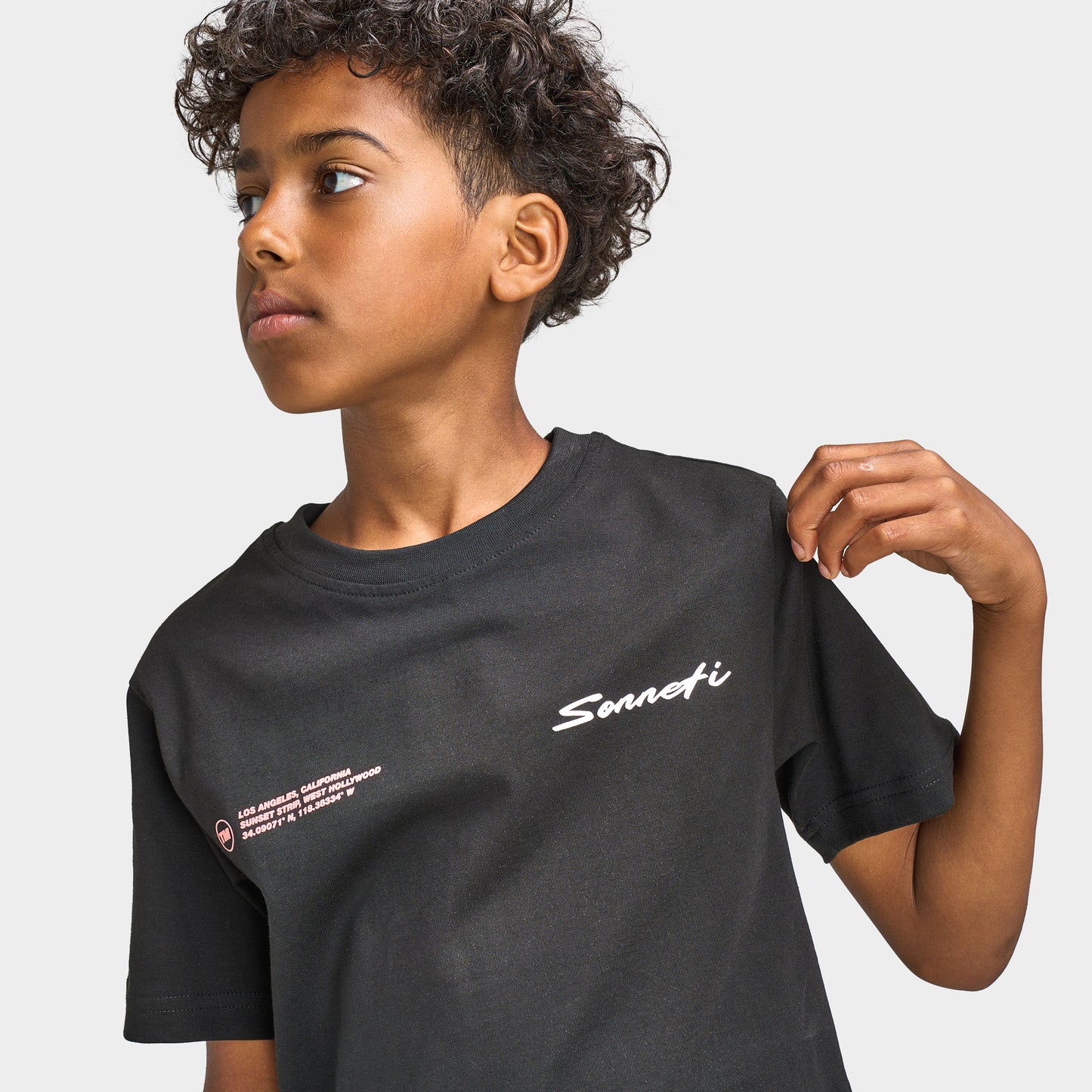 Sonneti Junior Boys' Photo T-Shirt / True Black
