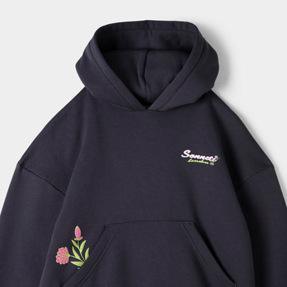 Sonneti Junior Filles Chandail à Capuchon Fleuri  / Gris