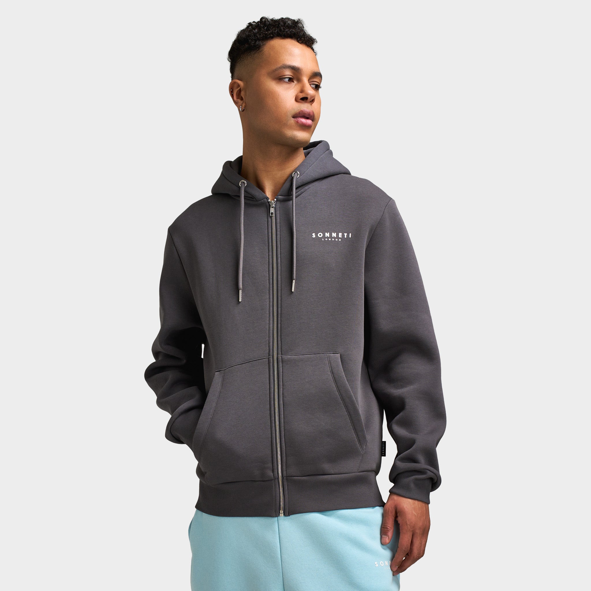 ジャケット・アウター lit Seamless Hoodie Paddet Jacket Sonneti London Full-Zip Hoodie / Asphalt – JD Sports