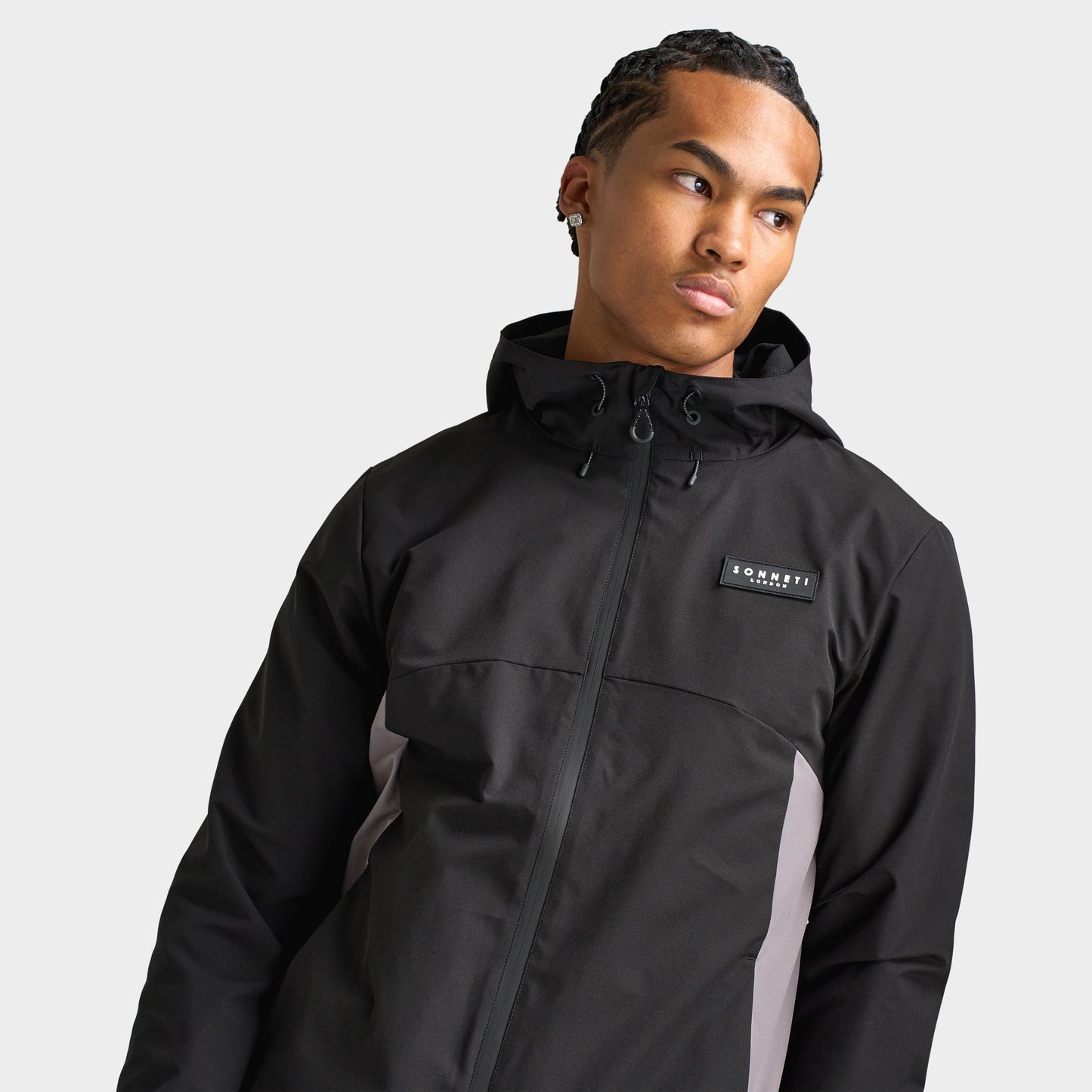 Sonneti Calvin Lightweight Jacket Black / Castlerock