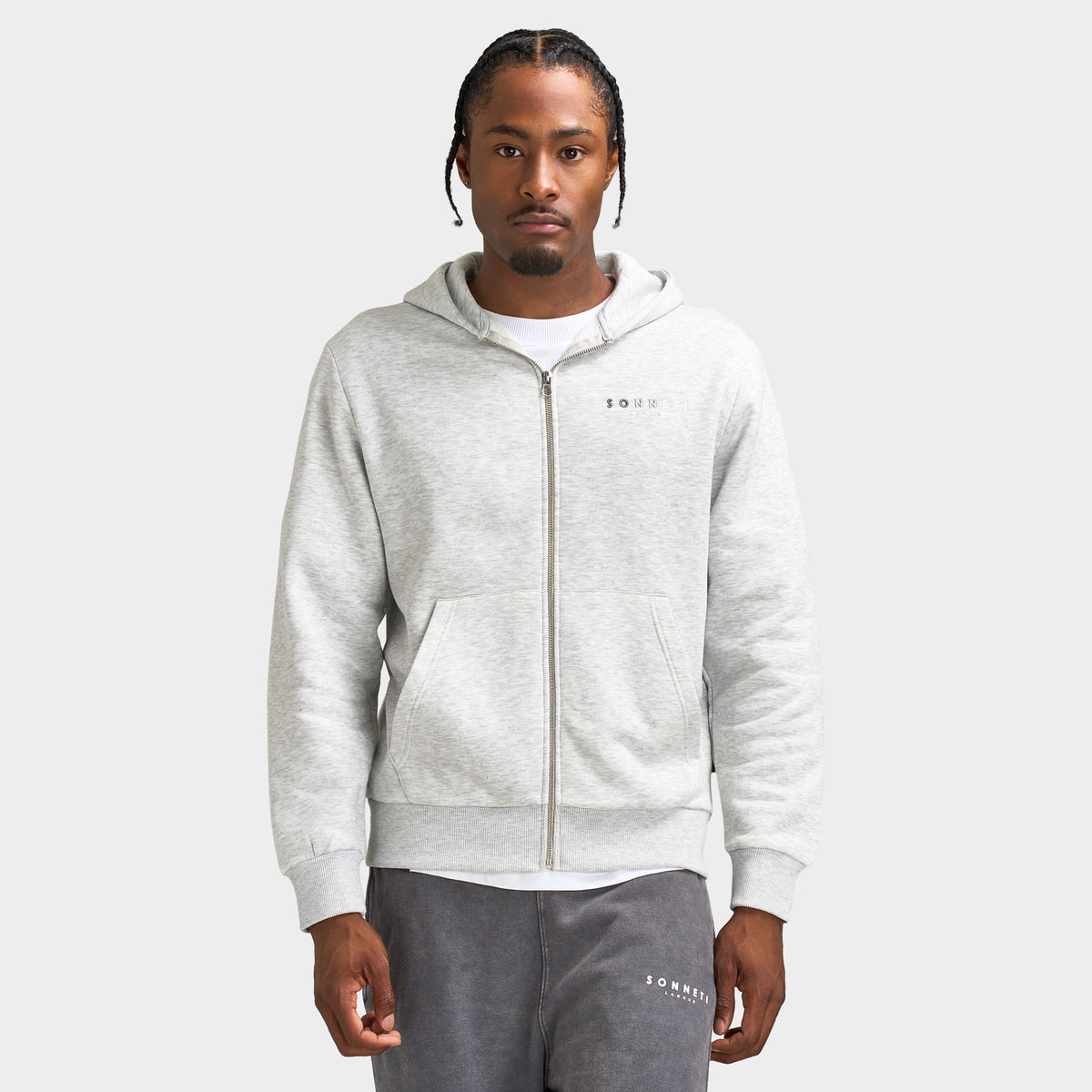Sonneti Hare 2 Full-Zip Hoodie / Heather Grey