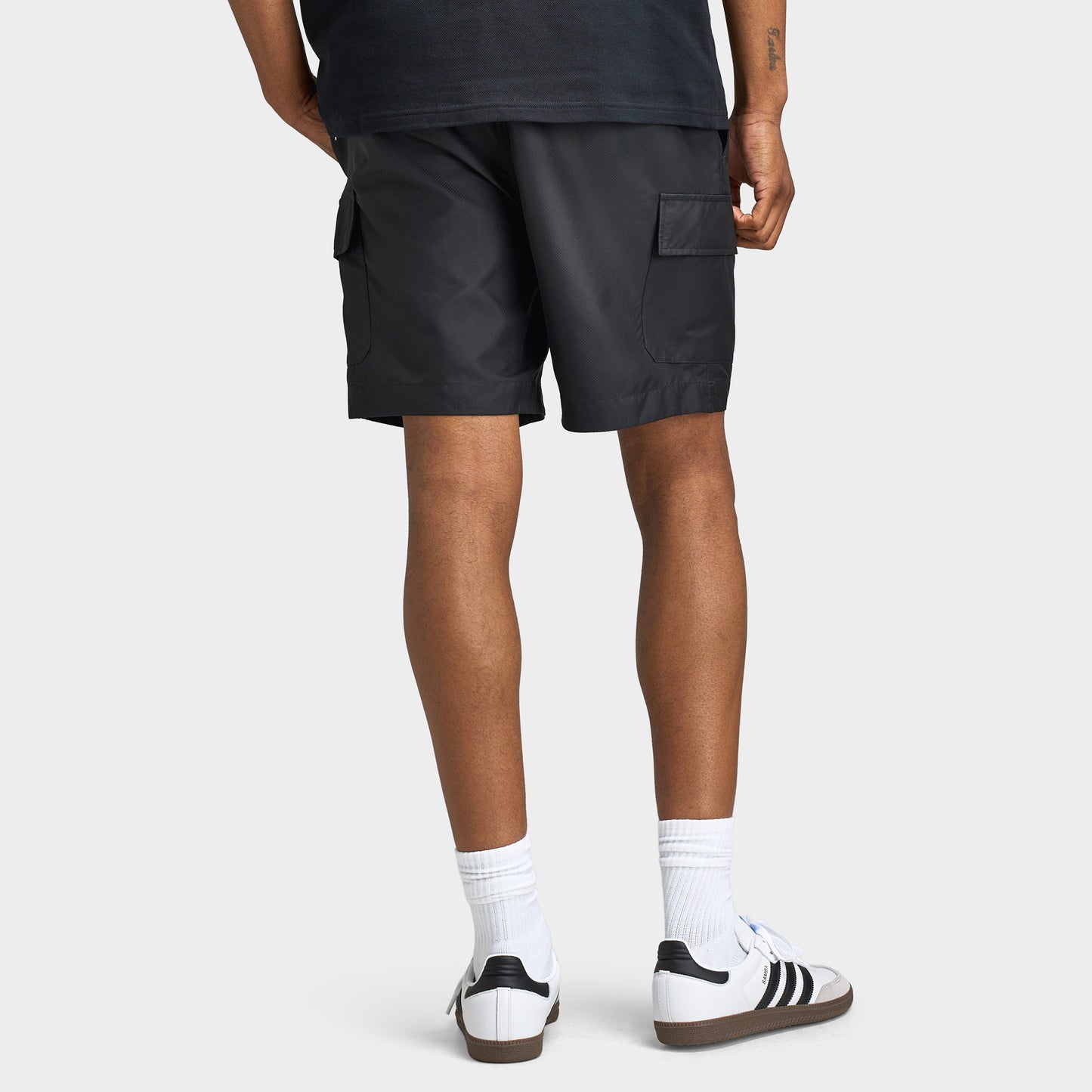Fred Perry Badge Patch Pocket Swimshort / Black
