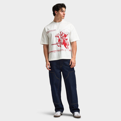 Criminal Damage Samurai t-shirt / Off White