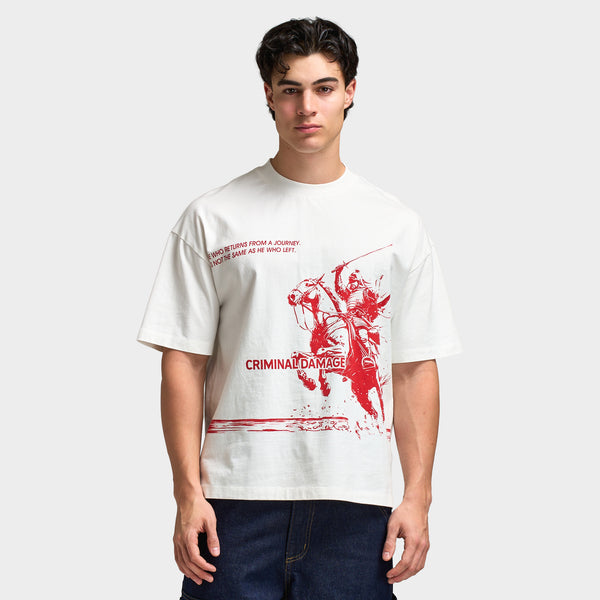 Criminal Damage Samurai T-shirt / Off- White – JD Sports