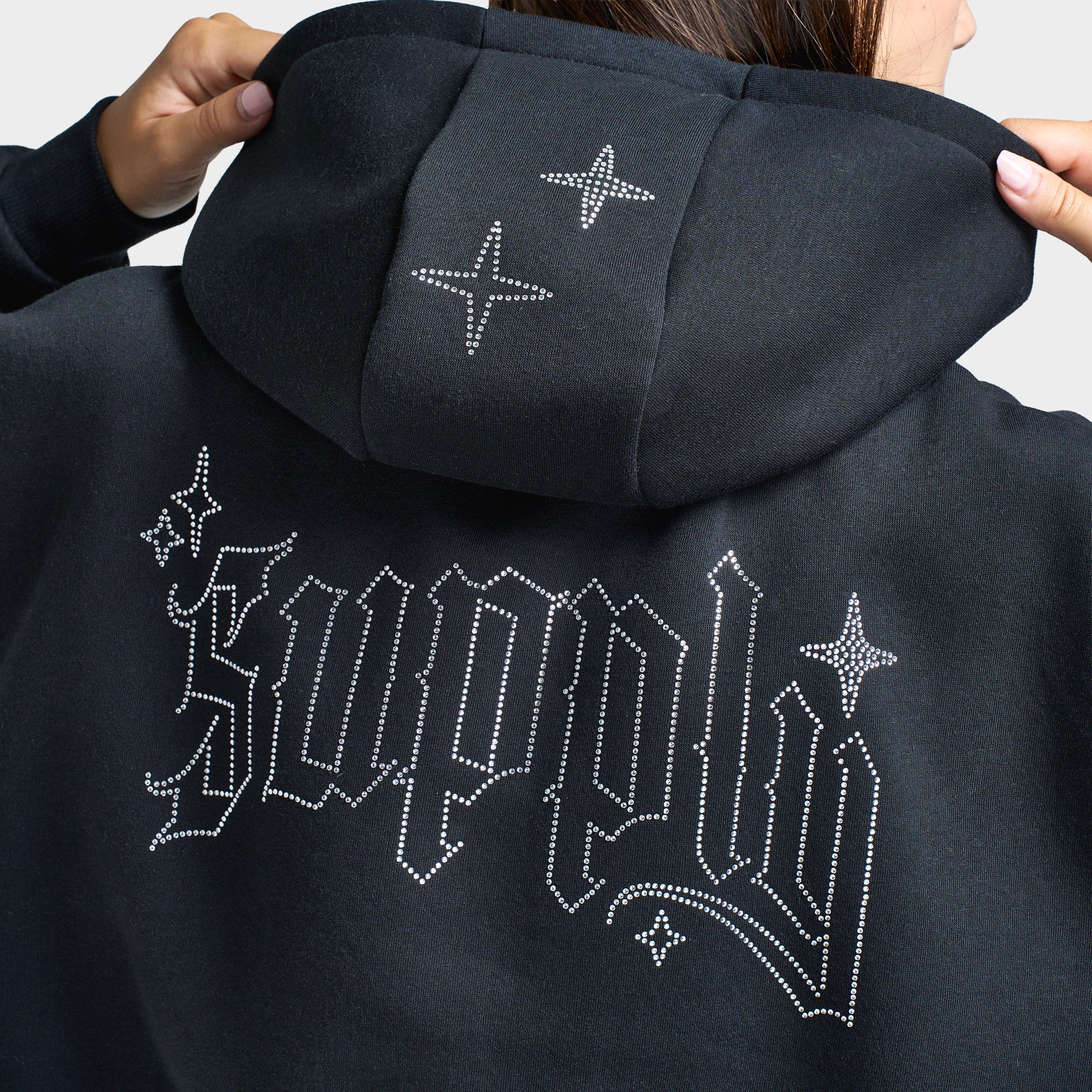 Supply & Demand Women's Kella Cropped Fullzip Hoodie / Black – JD