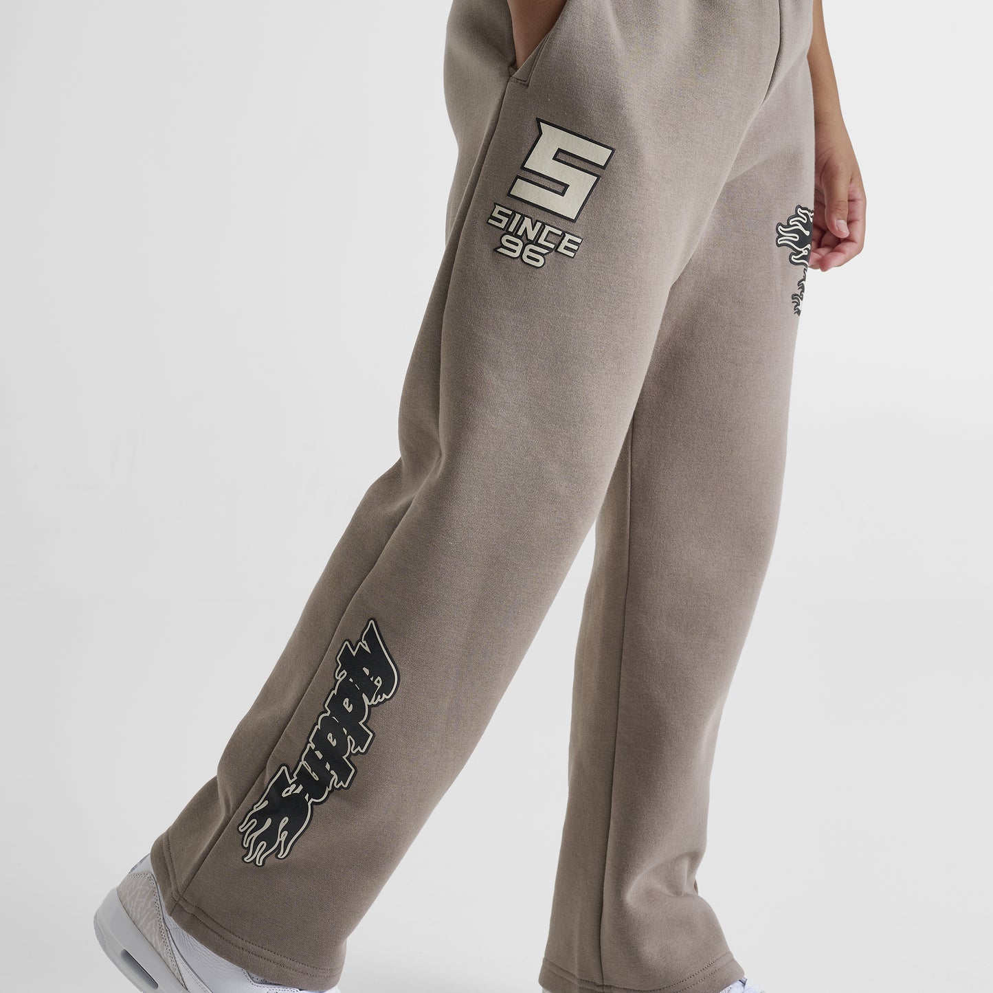 Supply & Demand Juniors' Urban Open Hem Pants / Driftwood