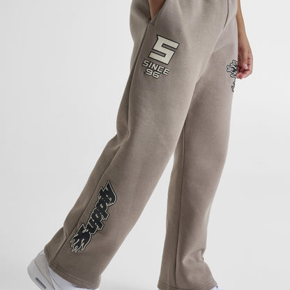 Supply & Demand Juniors' Urban Open Hem Pants / Driftwood
