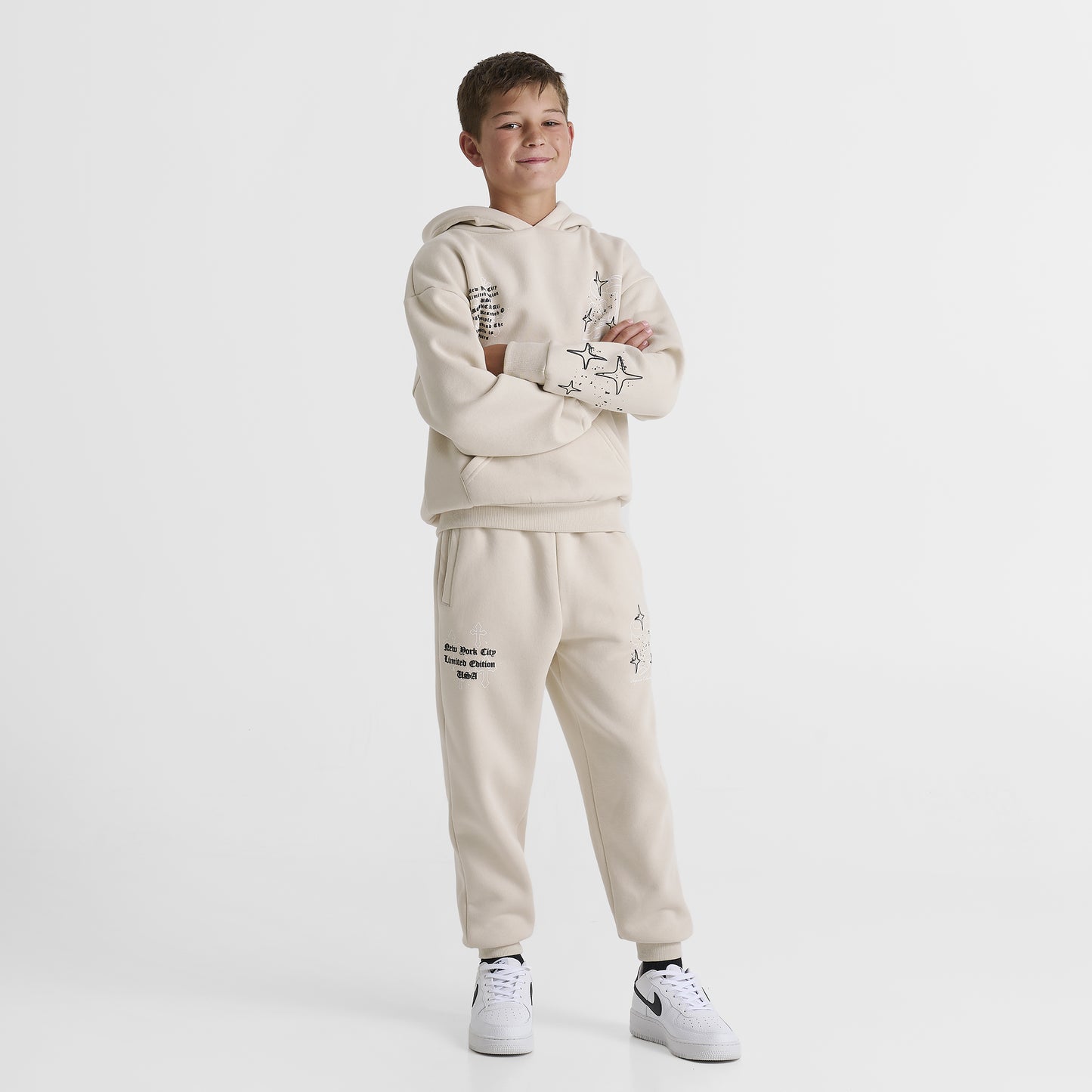 Supply & Demand Juniors' Vito Pullover Hoodie / Ancient Scroll