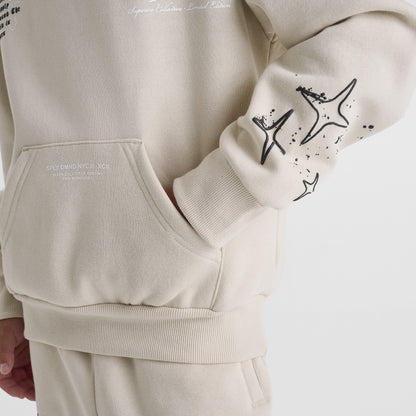 Supply & Demand Juniors' Vito Pullover Hoodie / Ancient Scroll
