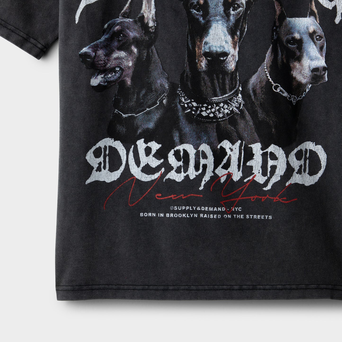 Supply & Demand Junior Boys' Brooker Tee Washed Black