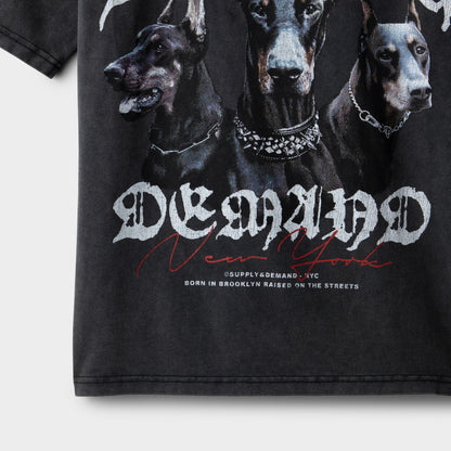 Supply & Demand Junior Boys' Brooker Tee Washed Black