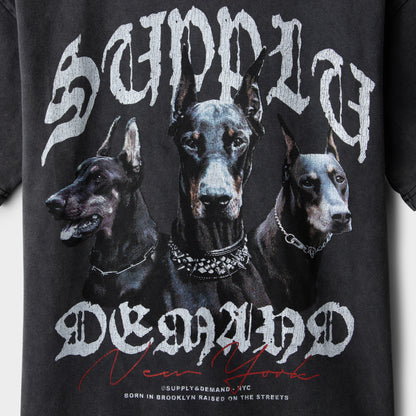 Supply & Demand Junior Boys' Brooker Tee Washed Black