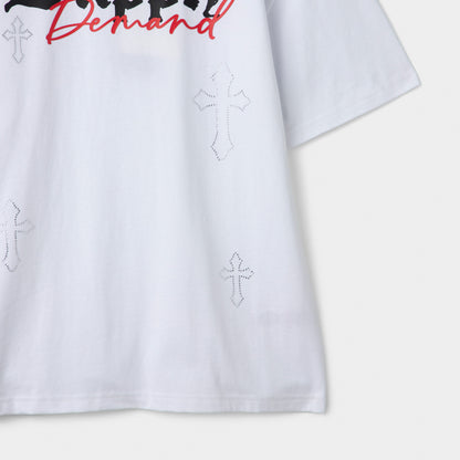 Supply & Demand Junior Garçons T-shirt Croisé / Blanc Optique