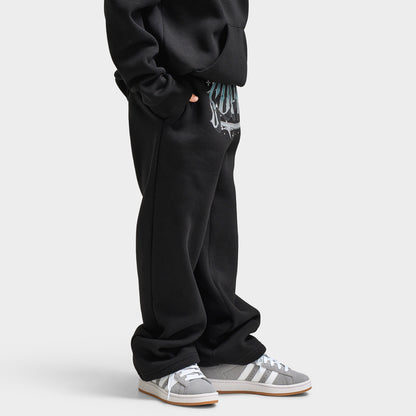 Supply & Demand Juniors' Chrome Star Pants / Black