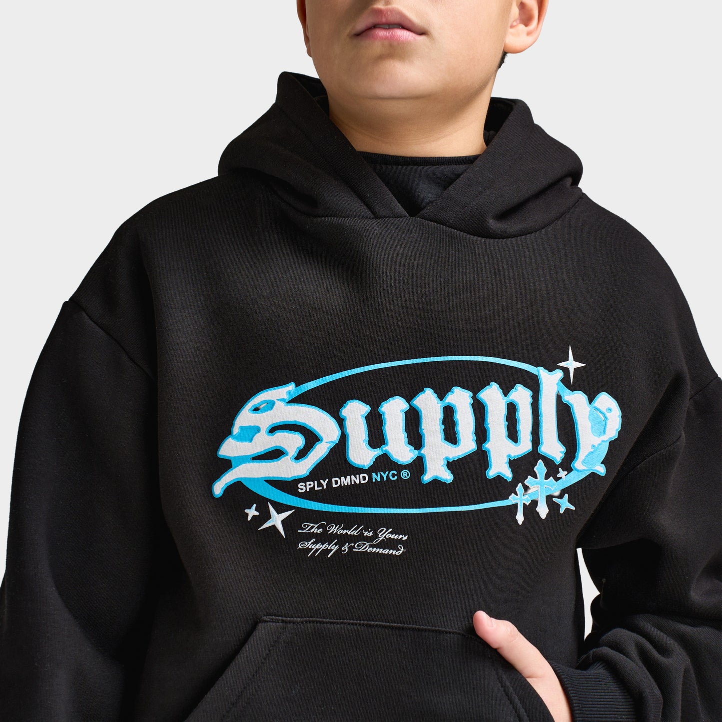 Supply & Demand Juniors' Treport Hoodie / Black