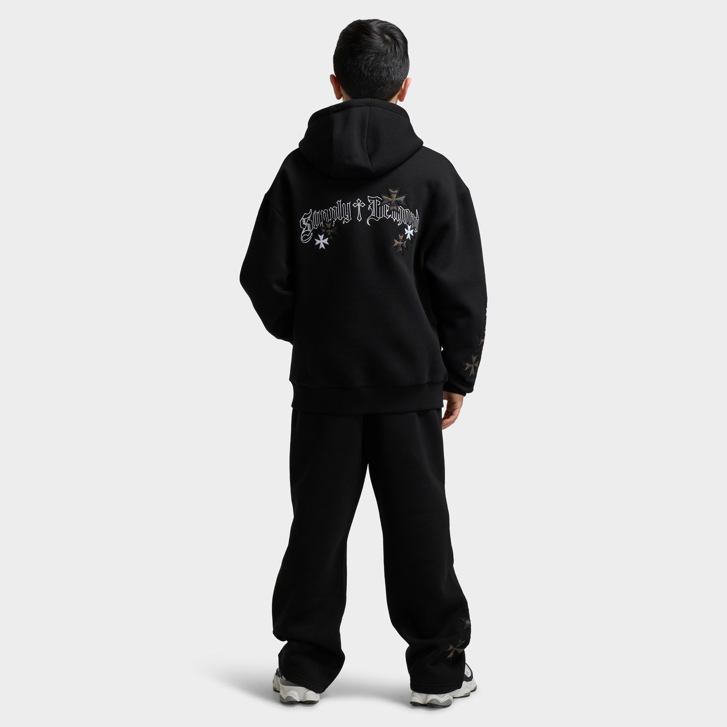 Supply & Demand Juniors' Slate Full-Zip Hoodie / Black