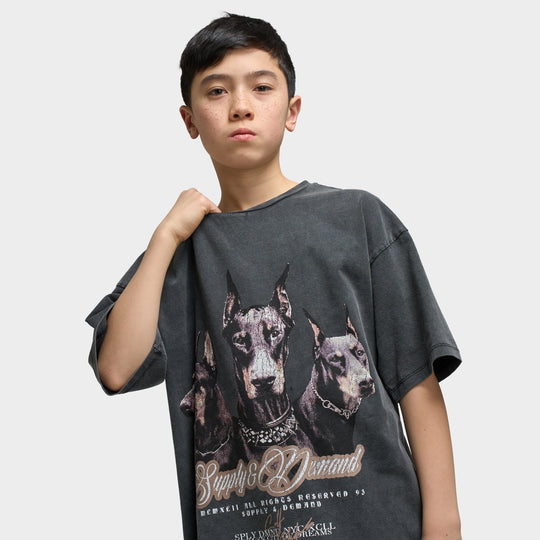 Supply & Demand Juniors' Brooke T-Shirt / Black