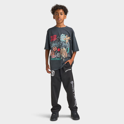 Supply & Demand Junior Boys' Motley T-Shirt / Washed Black