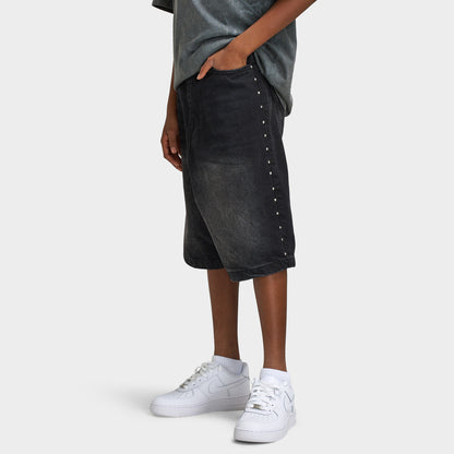 Supply & Demand Junior Boys' JAD Denim Shorts / Black