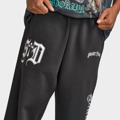 Supply & Demand Juniors' Atomic Open Hem Pants / Black