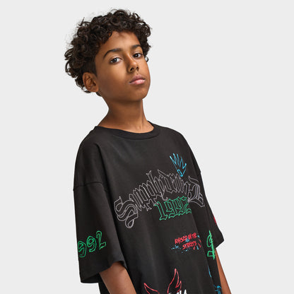 Supply & Demand Junior T-shirt Scratch / Noir